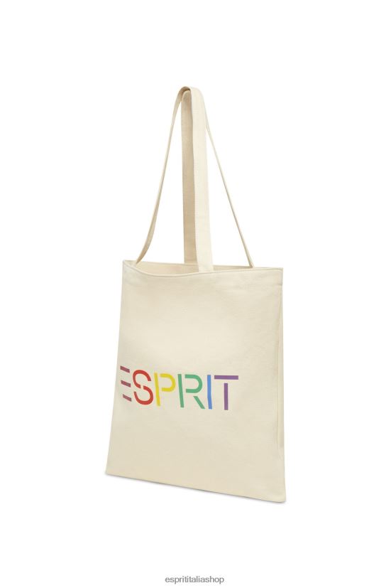 Esprit Borsa tote in tela con logo ghiaccio uomini Accessori 4RNDH41