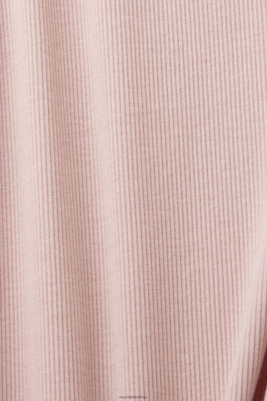 Esprit canotta a costine rosa antico donne cisterna 4RNDH14
