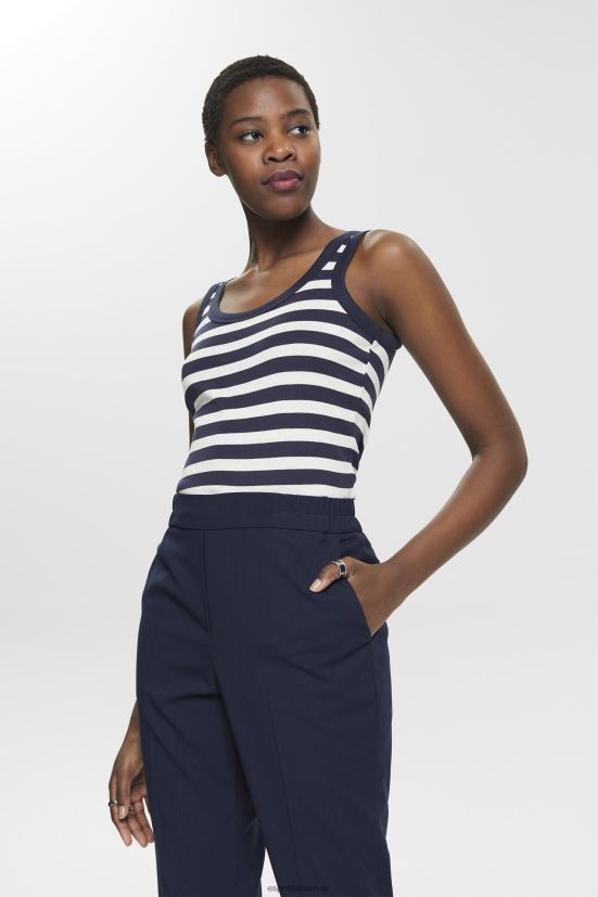 Esprit canotta in cotone con righe Marina Militare donne cisterna 4RNDH242