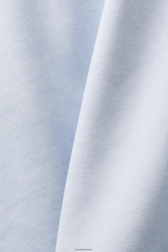 Esprit felpa con cappuccio con cuore blu pastello donne felpe e felpe con cappuccio 4RNDH352