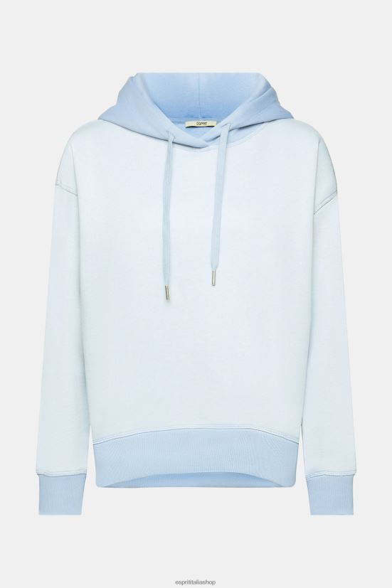 Esprit felpa con cappuccio con cuore blu pastello donne felpe e felpe con cappuccio 4RNDH352