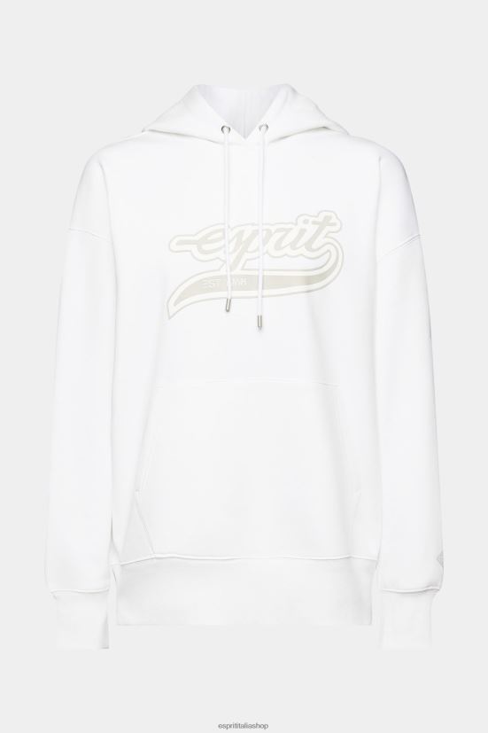 Esprit felpa con cappuccio con stampa logo bianco donne felpe e felpe con cappuccio 4RNDH168