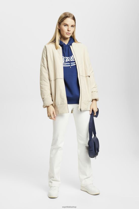 Esprit felpa con cappuccio con stampa logo inchiostro donne felpe e felpe con cappuccio 4RNDH171