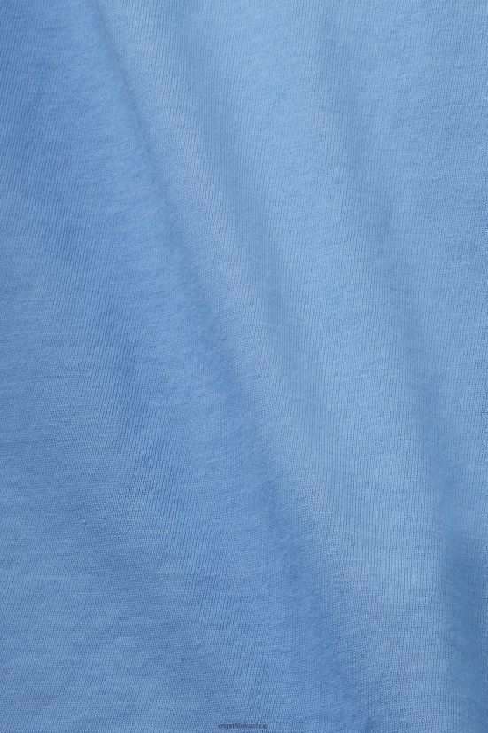 Esprit felpa corta lavanda azzurra donne felpe e felpe con cappuccio 4RNDH156