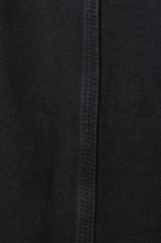 Esprit giacca di jeans senza colletto con coulisse lavaggio medio nero donne giacche 4RNDH297