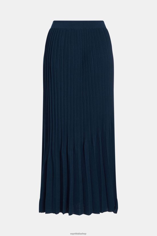 Esprit gonna midi a pieghe Marina Militare donne gonne 4RNDH390