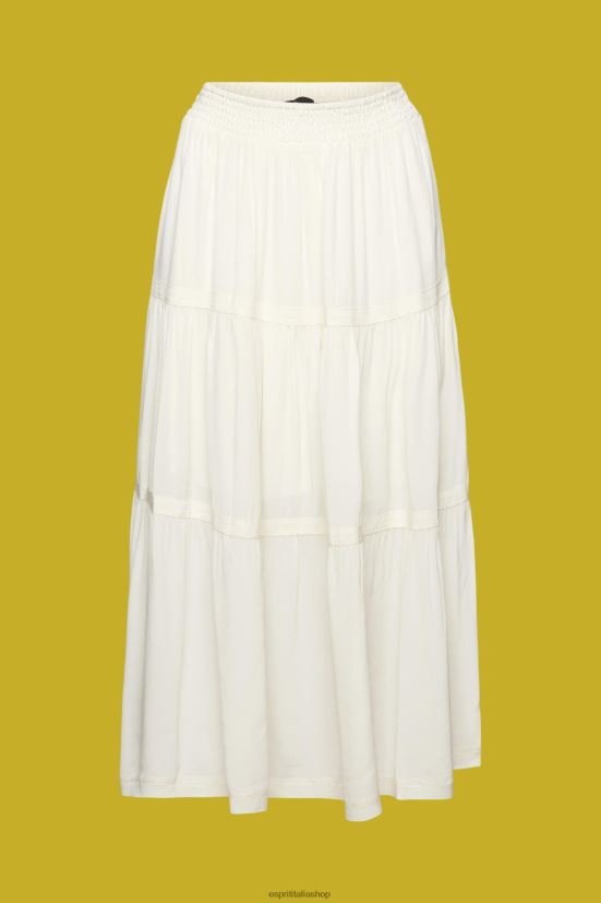 Esprit gonna midi bianco donne gonne 4RNDH238