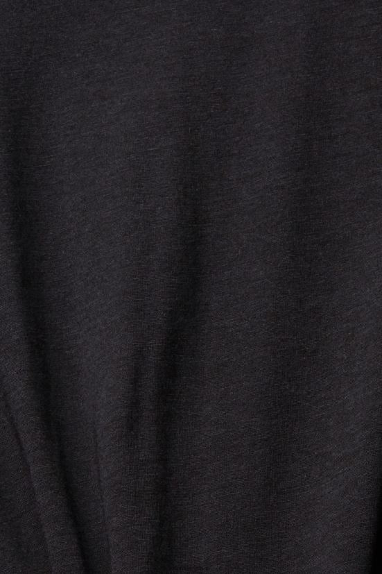 Esprit t-shirt con collo a fascetta, tencel nero donne magliette 4RNDH374