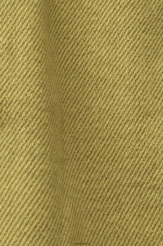 Esprit pantaloncini di jeans a vita alta con allacciatura in vita bianco donne pantaloncini 4RNDH57