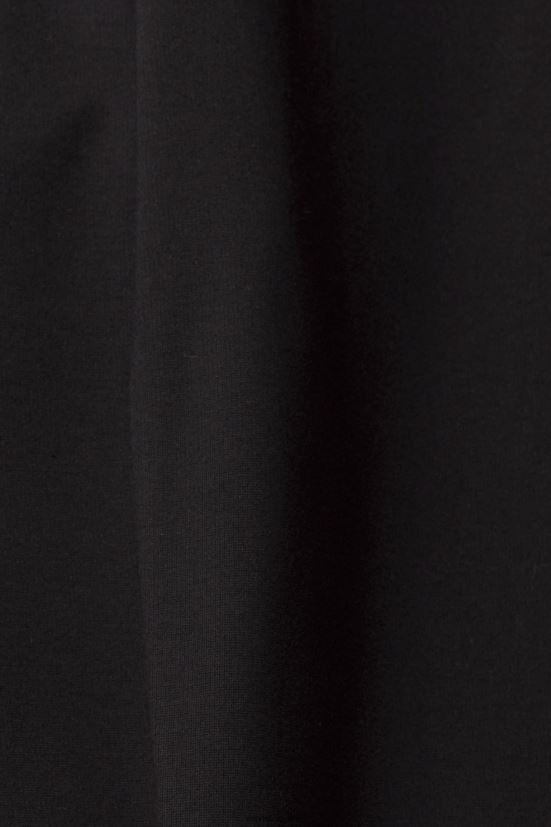 Esprit pantaloni con orlo diviso e cerniera nero donne pantaloni 4RNDH248