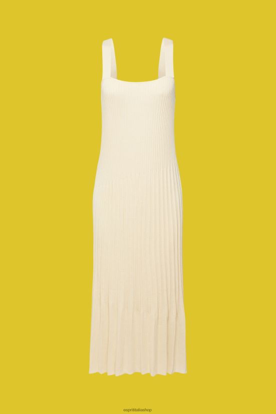 Esprit abito con spalline pieghettate sabbia donne vestiti 4RNDH492