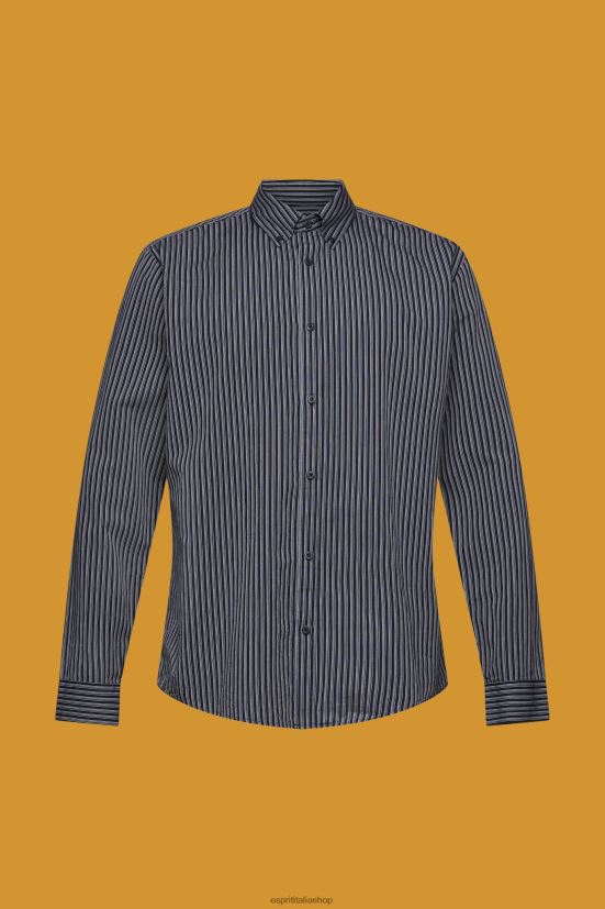 Esprit camicia a righe in cotone sostenibile Marina Militare uomini camicie 4RNDH706