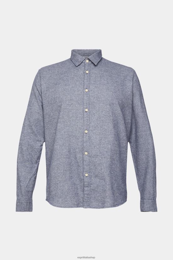 Esprit camicia dalla vestibilità slim Marina Militare uomini camicie 4RNDH701
