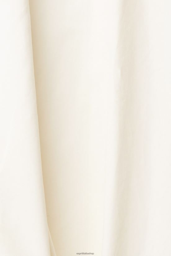 Esprit camicia in cotone sostenibile bianco uomini camicie 4RNDH831