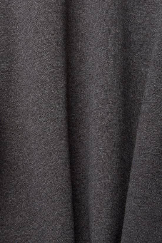 Esprit realizzato in materiale riciclato: felpa grigio scuro uomini felpe e felpe con cappuccio 4RNDH942