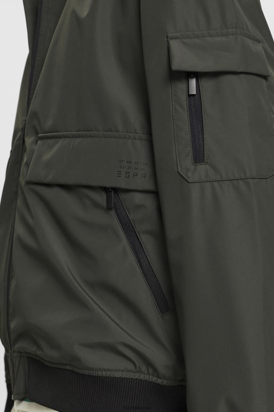 Esprit giacca stile bomber kaki scuro uomini giacche 4RNDH767