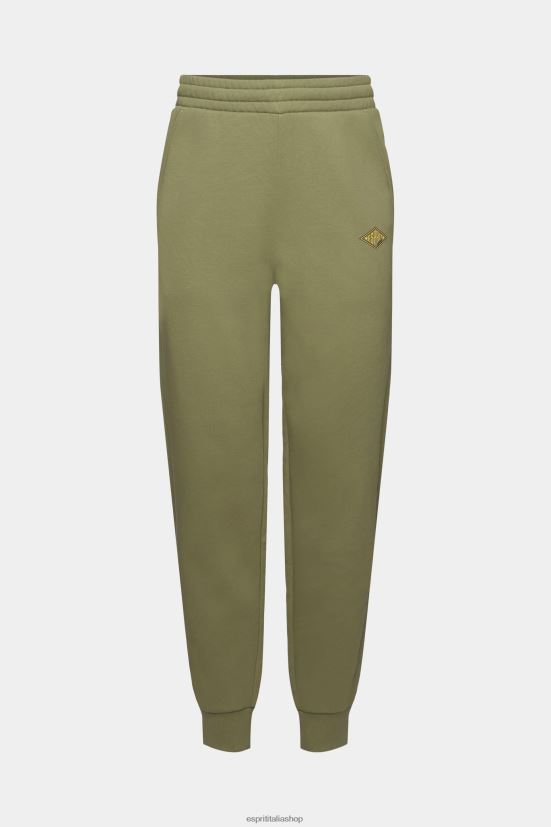 Esprit joggers con stampa logo oliva uomini jogging 4RNDH666