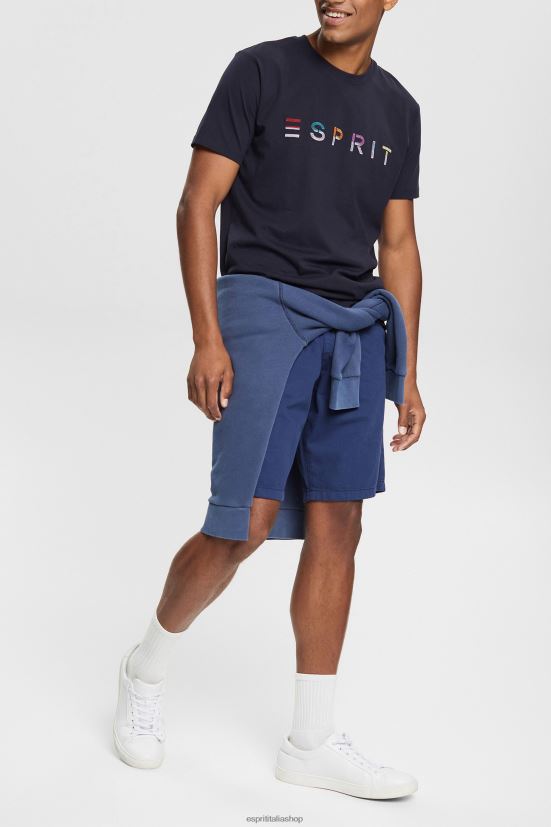 Esprit T-shirt in jersey con logo ricamato Marina Militare uomini magliette 4RNDH917