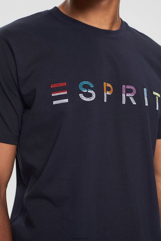 Esprit T-shirt in jersey con logo ricamato Marina Militare uomini magliette 4RNDH917