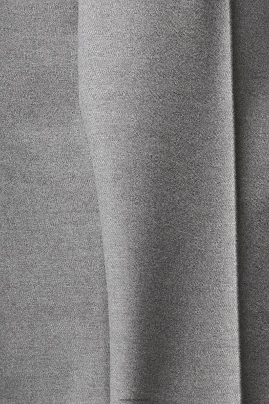 Esprit pantaloni slim in flanella grigio uomini pantaloni 4RNDH692