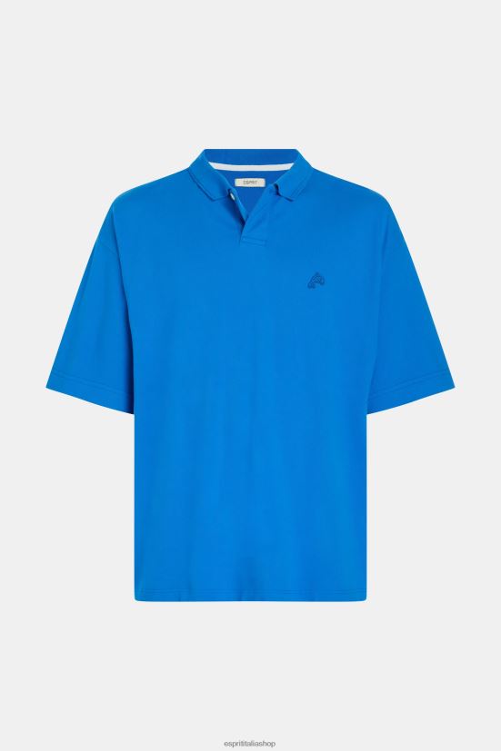 Esprit polo rilassata del Dolphin Tennis Club blu uomini polo 4RNDH878